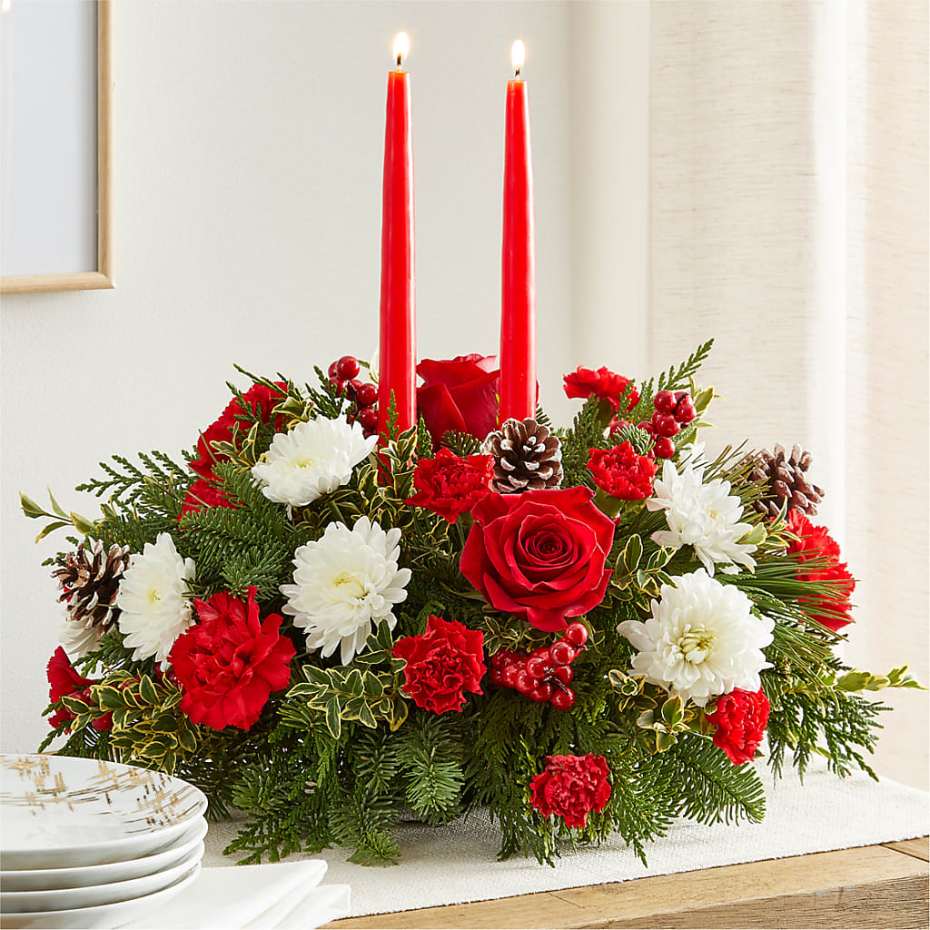 Holiday Soiree Centerpiece – HYDE PARK FLORIST & GIFTS, Hyde Park NY