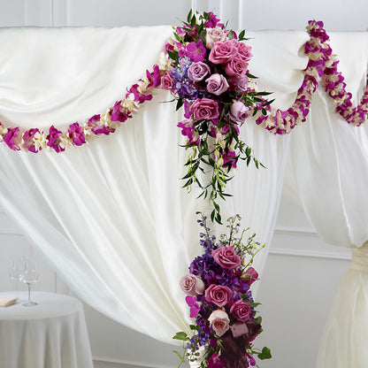 Color & Light Chuppah Decor – HYDE PARK FLORIST & GIFTS, Hyde Park NY