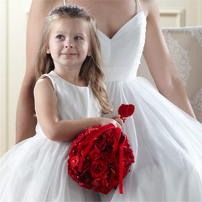 Pure at Heart Flower Girl Arrangement – HYDE PARK FLORIST & GIFTS, Hyde Park NY